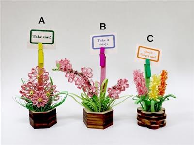 升級再造捲紙花擺設